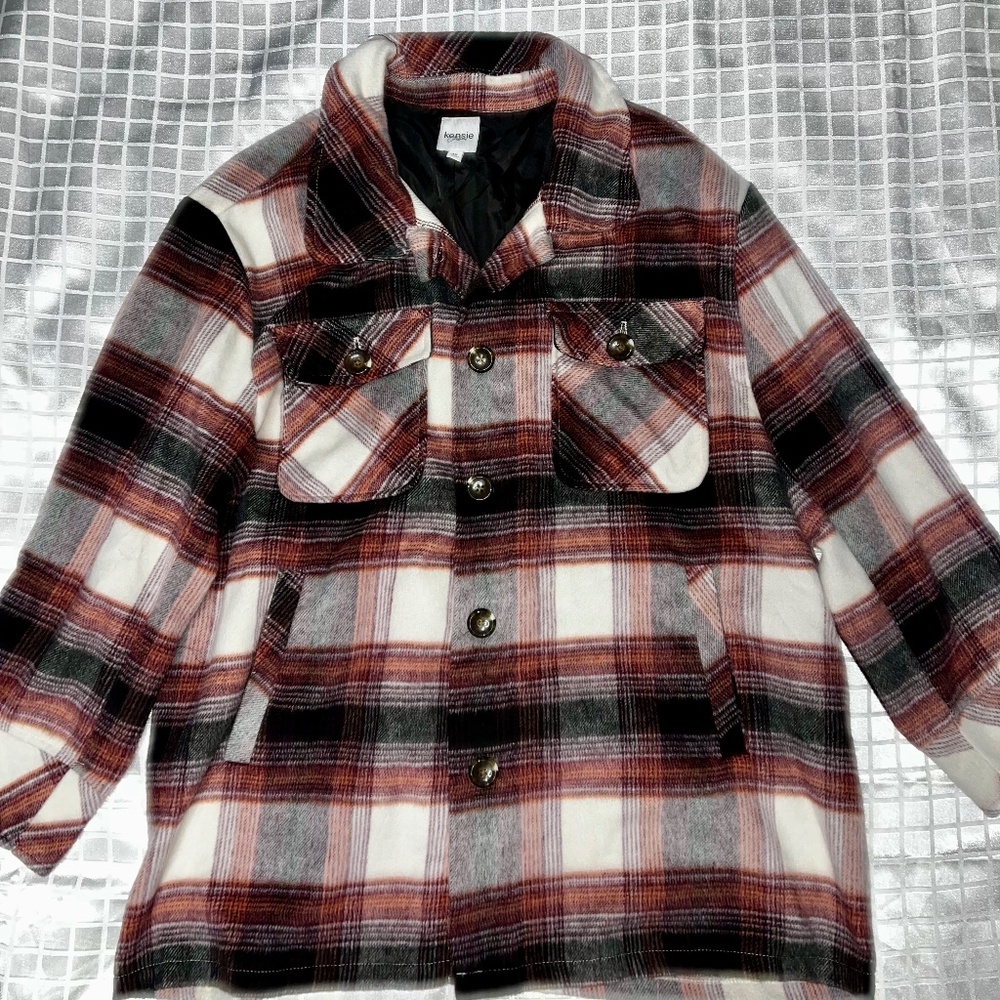 Flannel coat